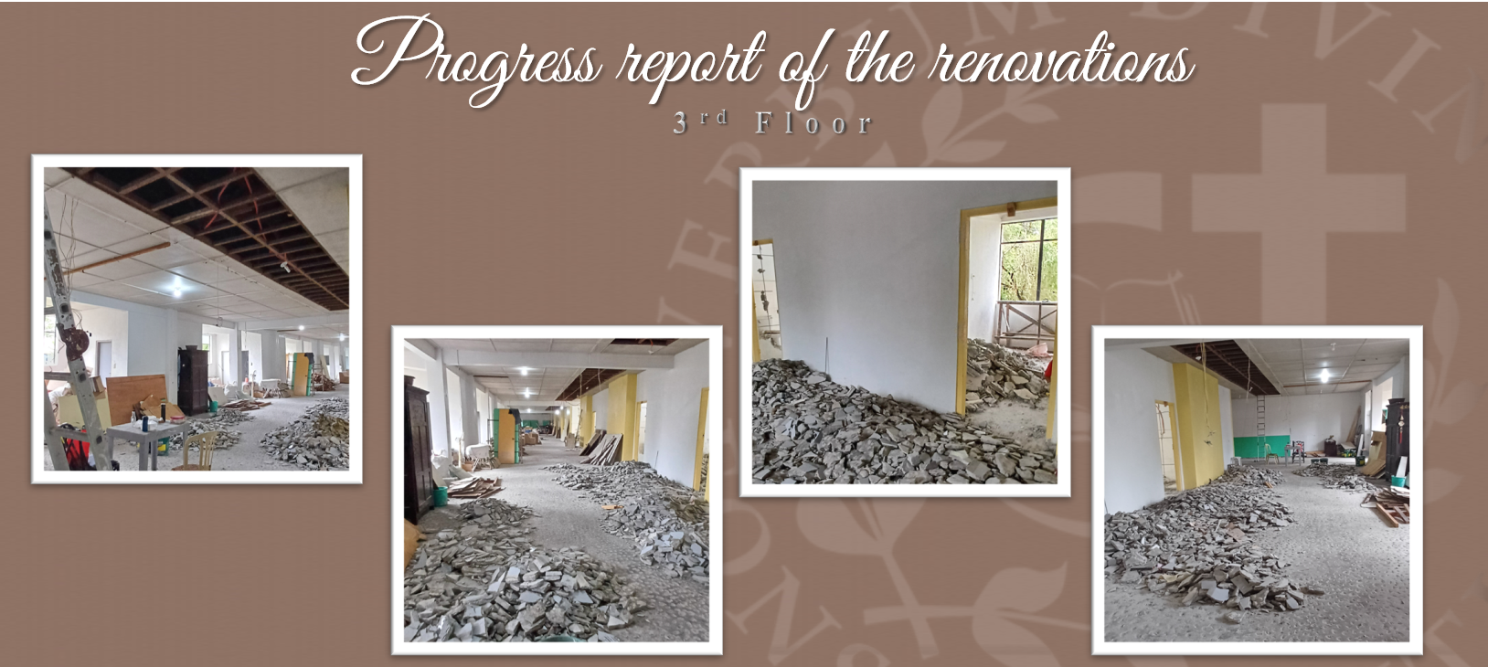 Progress report on the Renovations (3rd Floor)